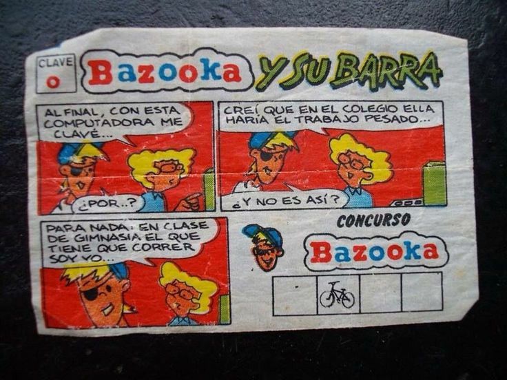 Las historietas de los chicles Bazooka