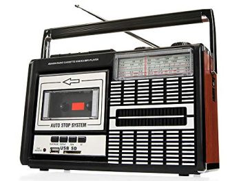 Radio grabadora de casetes